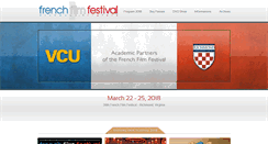 Desktop Screenshot of frenchfilmrichmond.com